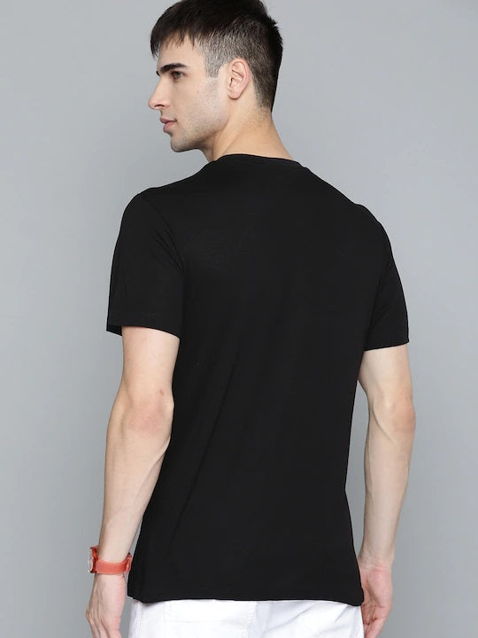 Solid Half Sleeve Men T-shirt in Blanktshirt - Shop Now